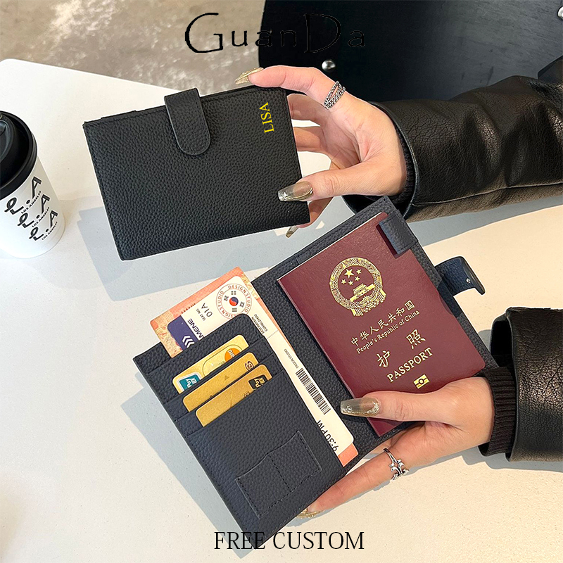 Luxury Bags Names - Woman Travel Custom Name Passport Wallet