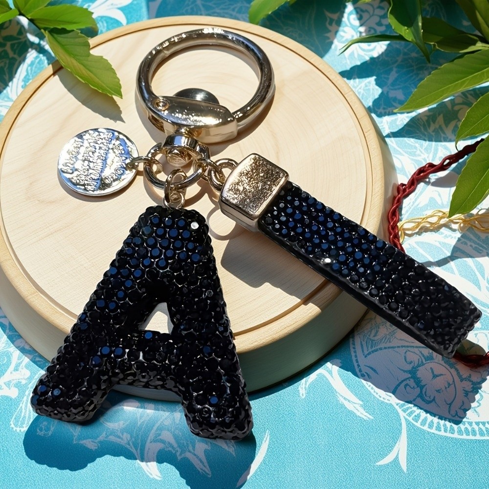 Luxury Bags Yellow - Lucky Charm Letter Key Chain Luxury