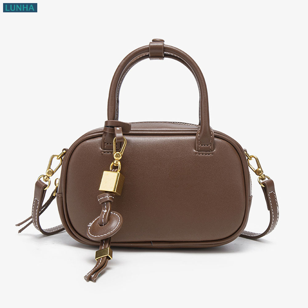Luxury Bags That Are Vegan - Women Luxury Mini Oval Bowling Purse