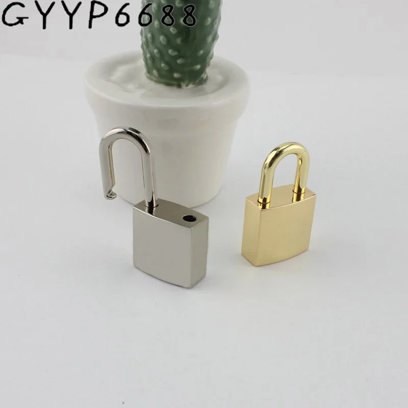 Luxury Bags With Silver Hardware - 5-20sets High quality gold Padlock standard