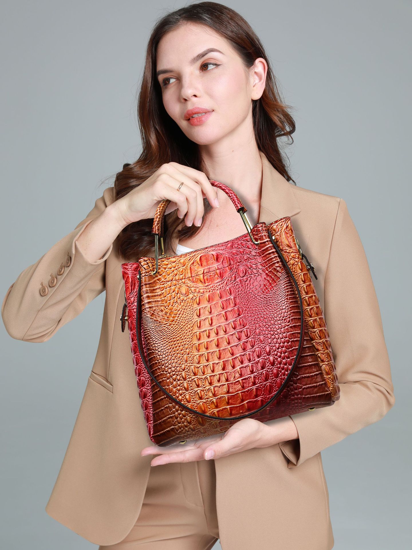 Luxury Bags Vip - Fashion Crocodile pattern Luxury Shoulder Bags