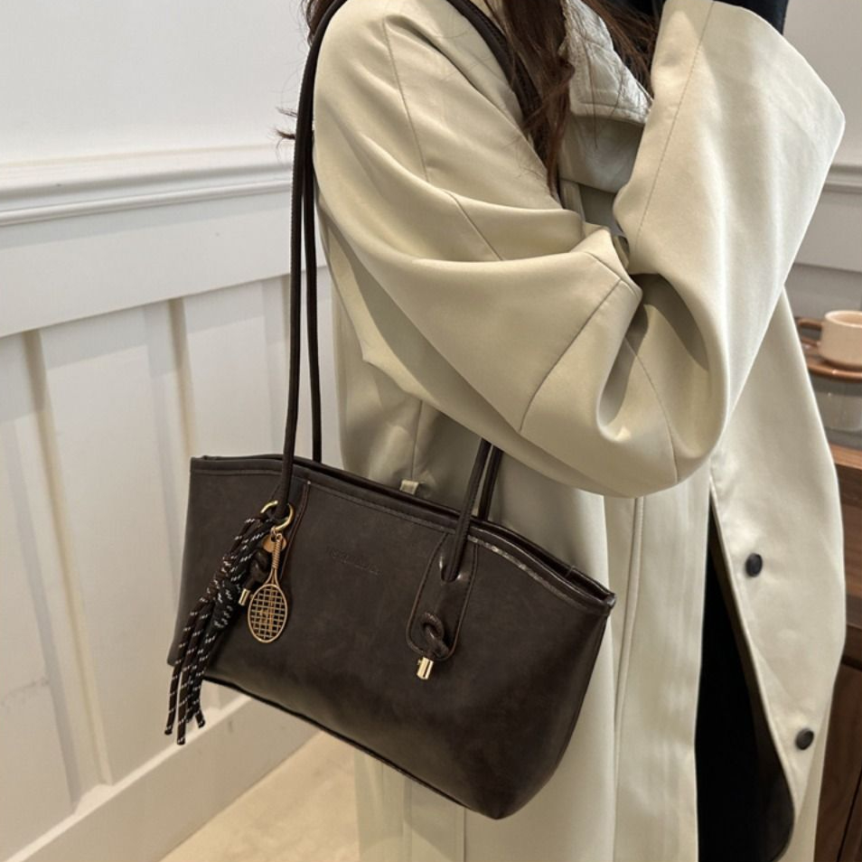 Retro PU Leather Tote Bag Luxu - Luxury Y2K Bags 评论和价格