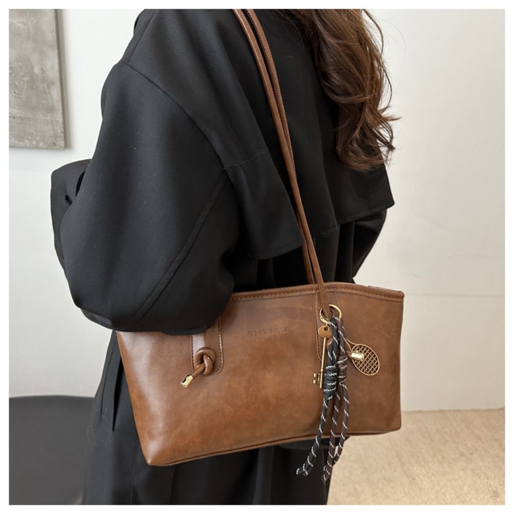 Retro PU Leather Tote Bag Luxu - Luxury Y2K Bags 评论和价格