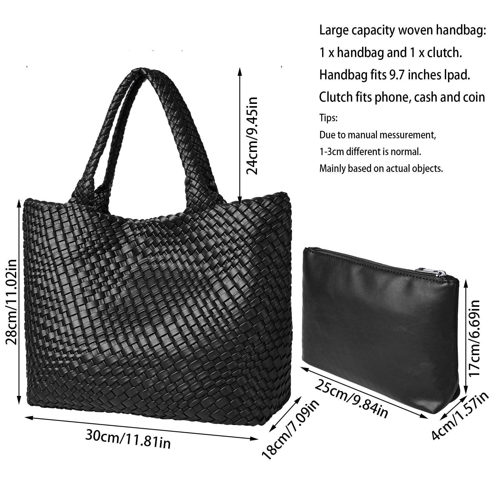 Woven Tote Bag Womens Purse Ve - Luxury Bags Vip 评论和价格