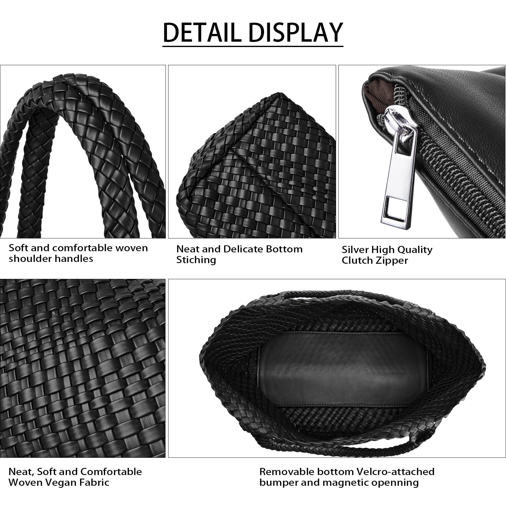 Woven Tote Bag Womens Purse Ve - Luxury Bags Vip 评论和价格