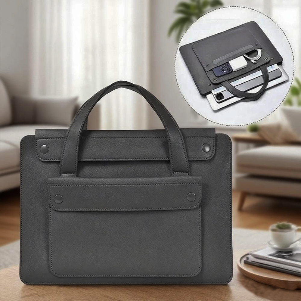 Laptop Bag Handbag Sleeve PU L - Laptop Bag Leather 15 评论和价格