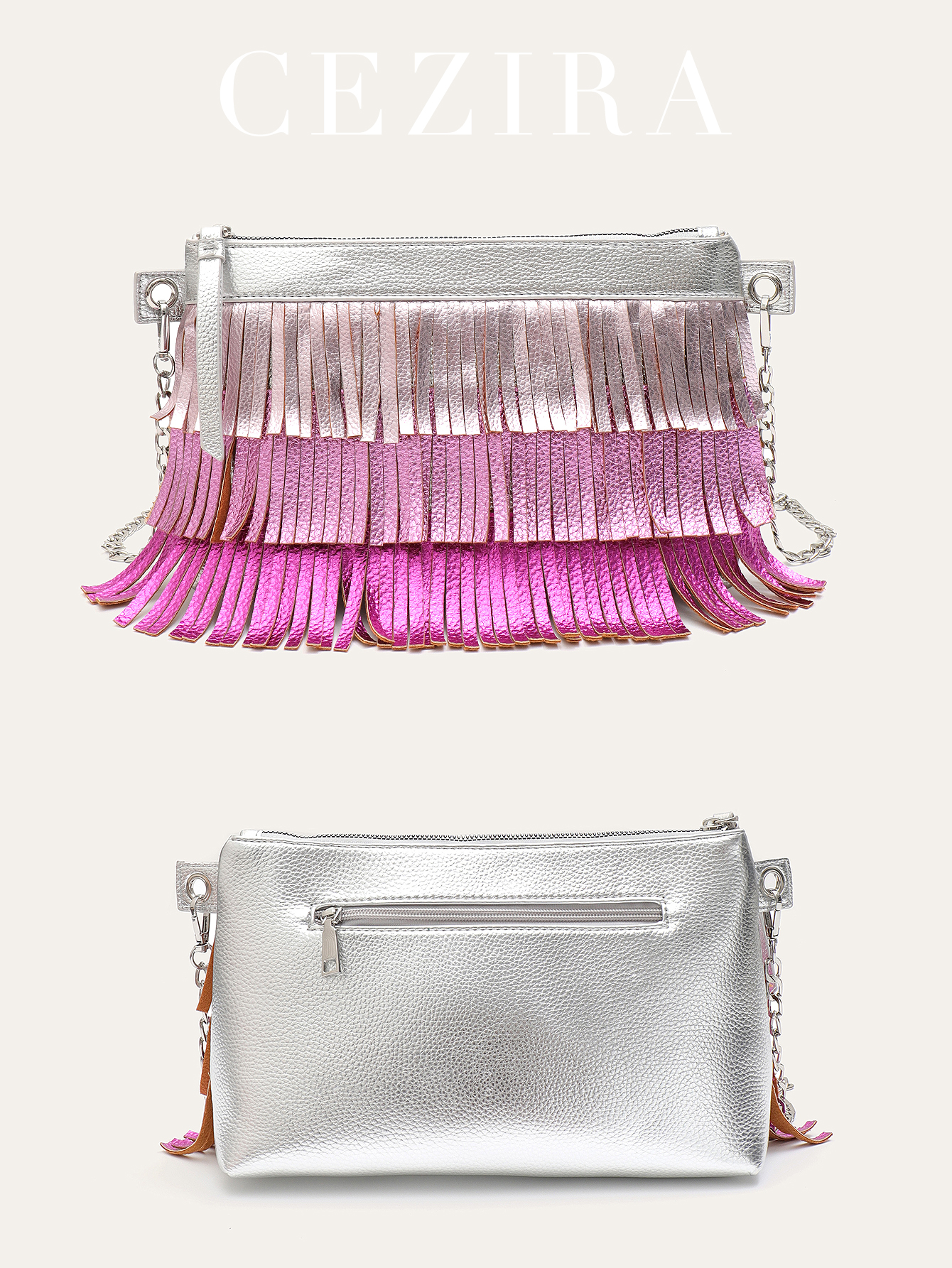 Brand Luxury Design Metallic P - Luxury Bags That Are Vegan 评论和价格