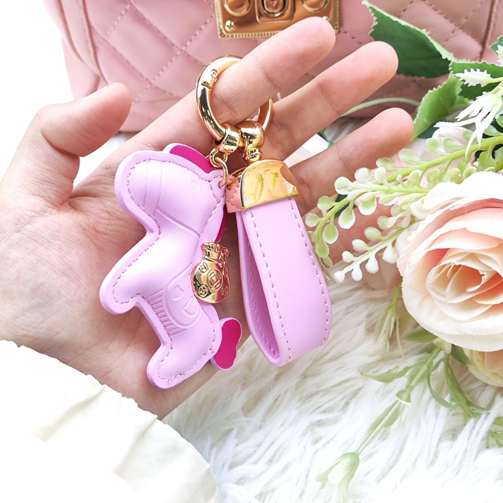 Hand Rope Keychain Luxury Leat - Luxury Bags Yellow 评论和价格