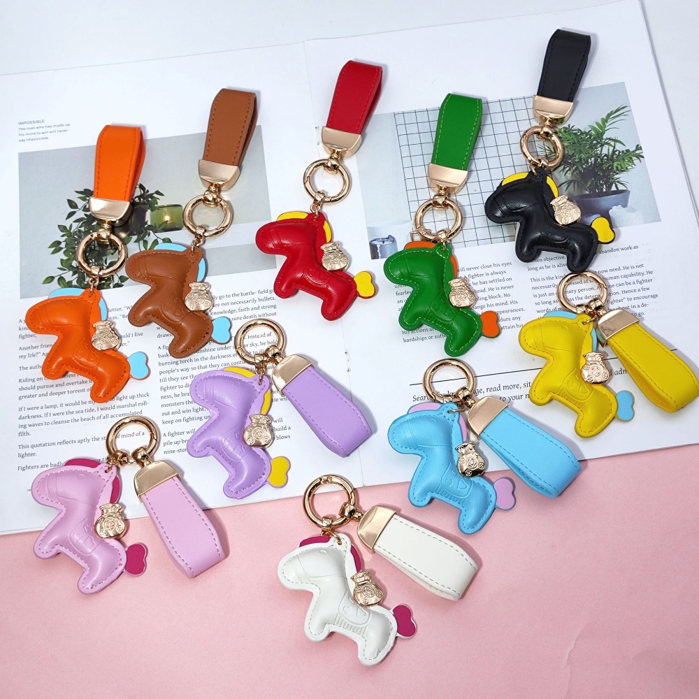 Hand Rope Keychain Luxury Leat - Luxury Bags Yellow 评论和价格