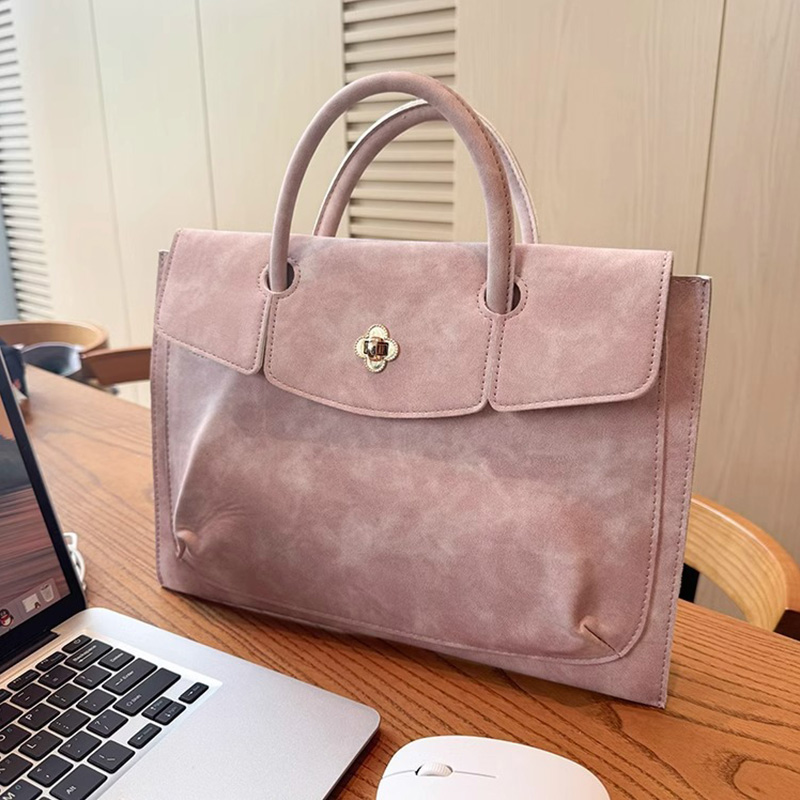 Elegant Pink PU Leather Laptop - Laptop Bag Leather 15 评论和价格