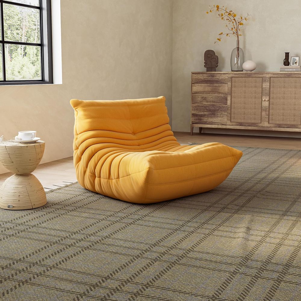 Luxury Bean Bag Chair with Yel - Luxury Bags Yellow 评论和价格