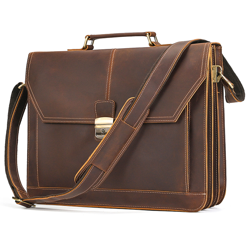 High Quality Laptop Briefcase  - Laptop Bag Leather 15 评论和价格
