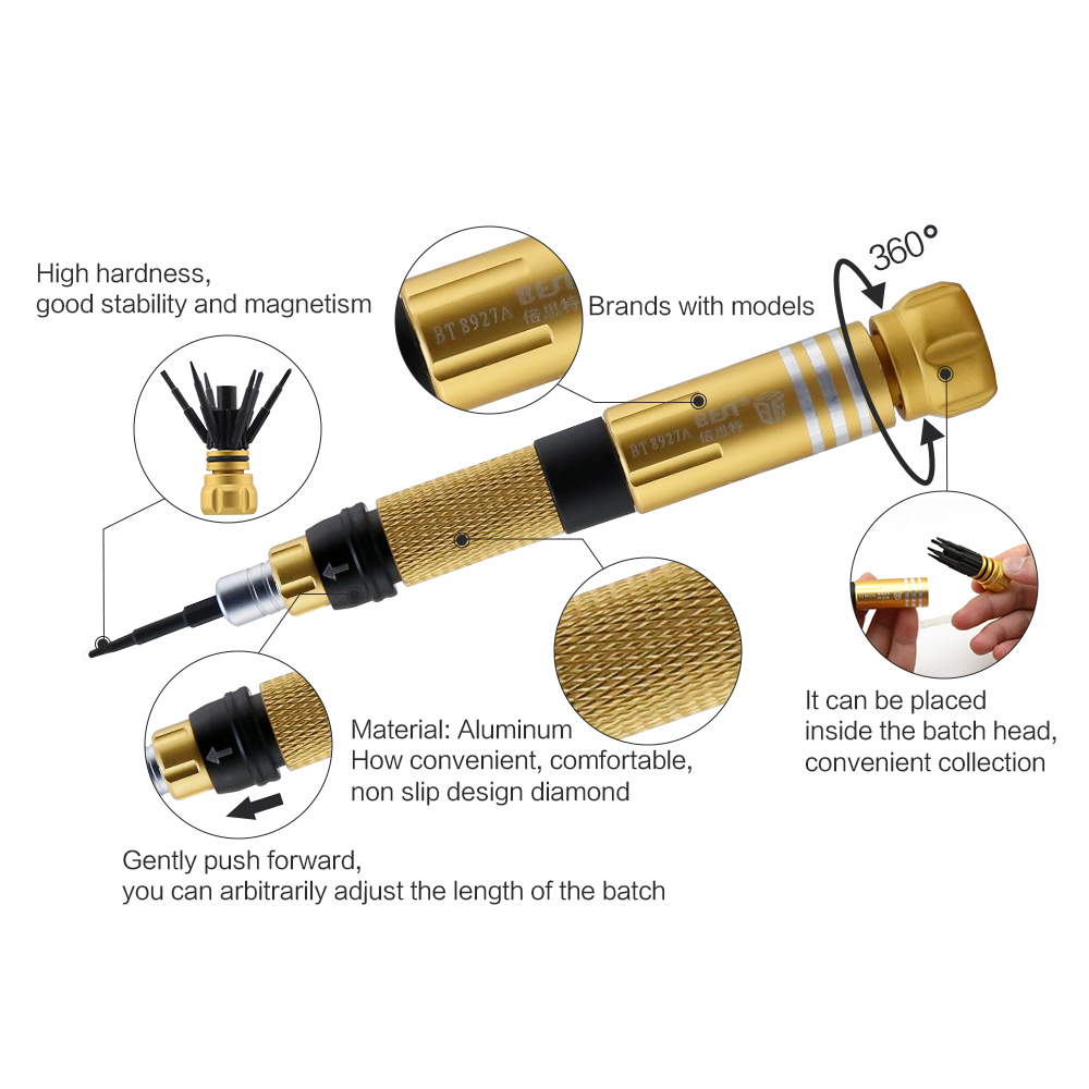 6 in 1 Precision Screwdriver B - Luxury Bags Laptop 评论和价格