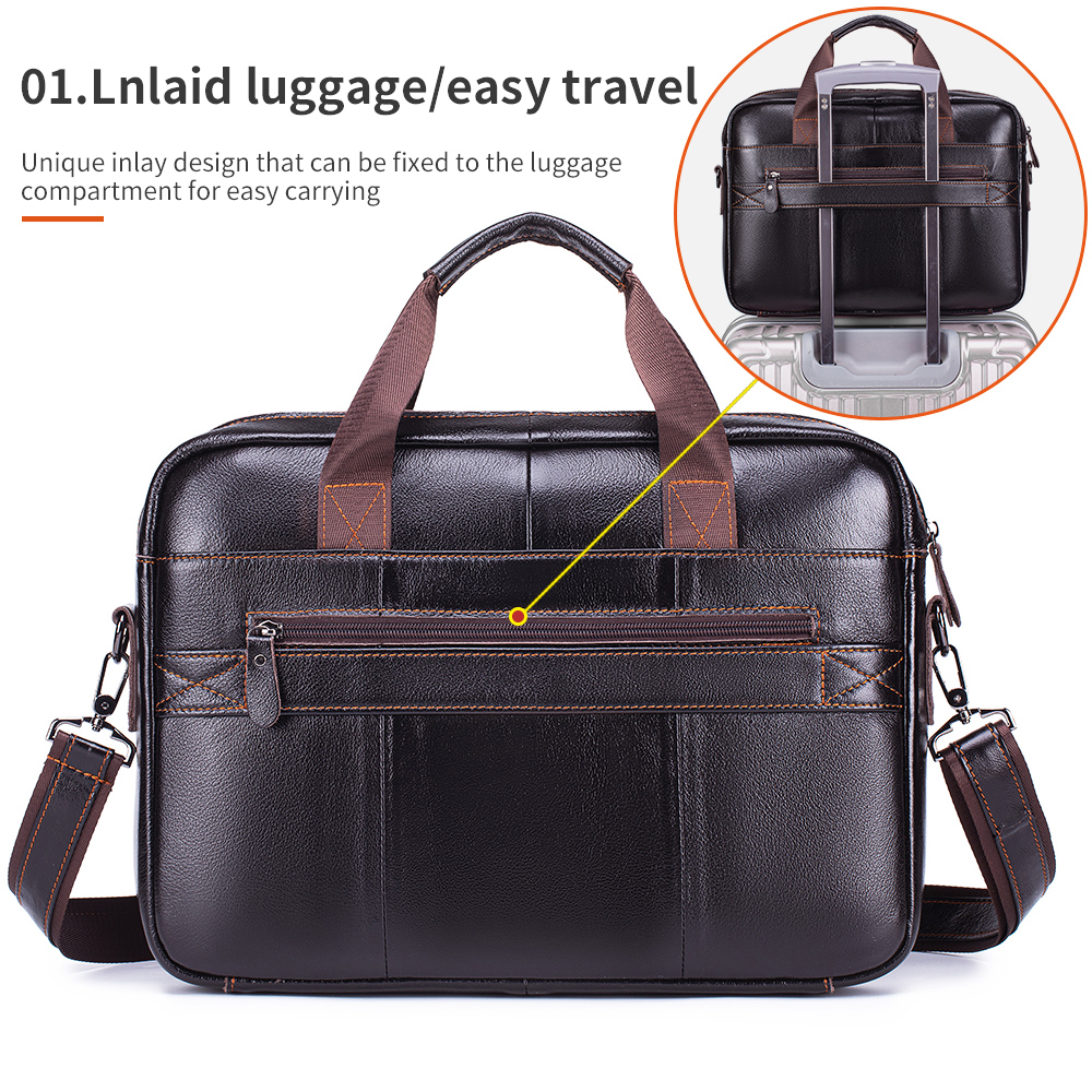STEEL LION leather men's brief - Laptop Bag Leather 15 评论和价格
