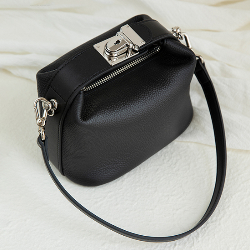 Genuine Leather Luxury Designe - Luxury Bags With Silver Hardware 评论和价格