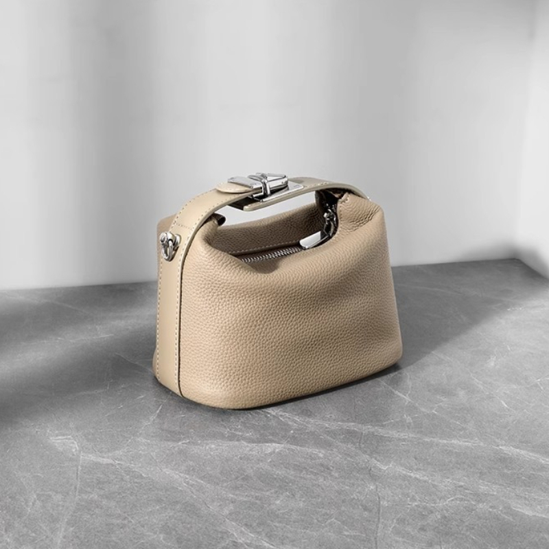Genuine Leather Luxury Designe - Luxury Bags With Silver Hardware 评论和价格