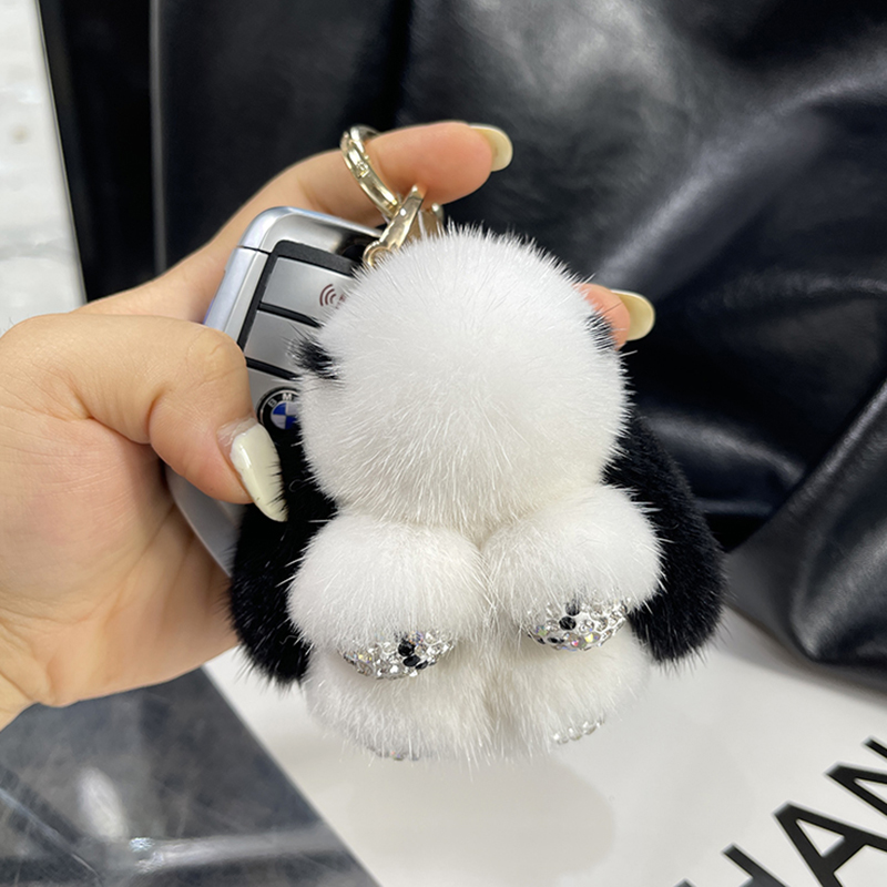 Luxury Big Mink Fur Bunny Fur  - Luxury Bags Yellow 评论和价格