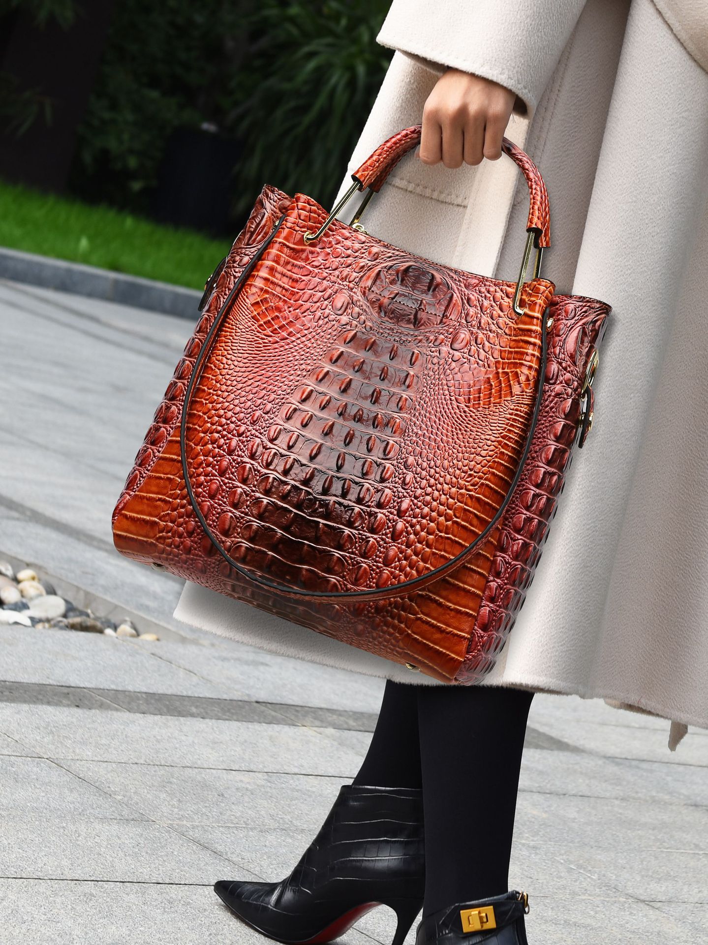 Fashion Crocodile pattern Luxu - Luxury Bags Vip 评论和价格