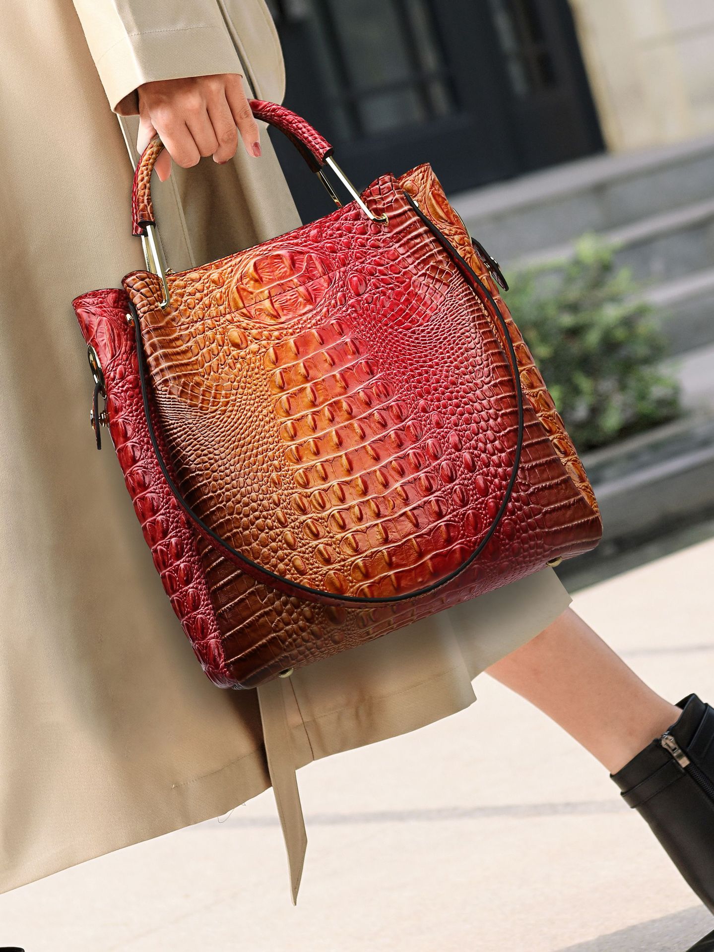 Fashion Crocodile pattern Luxu - Luxury Bags Vip 评论和价格
