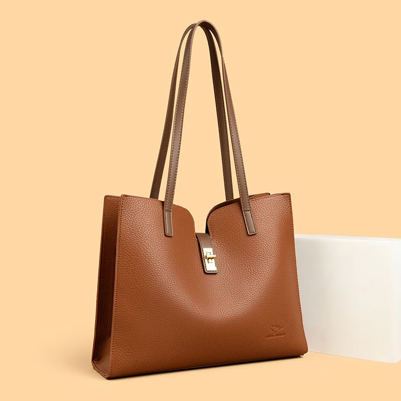 Vintage Large Capacity Tote Ba - Luxury Bags That Are Vegan 评论和价格