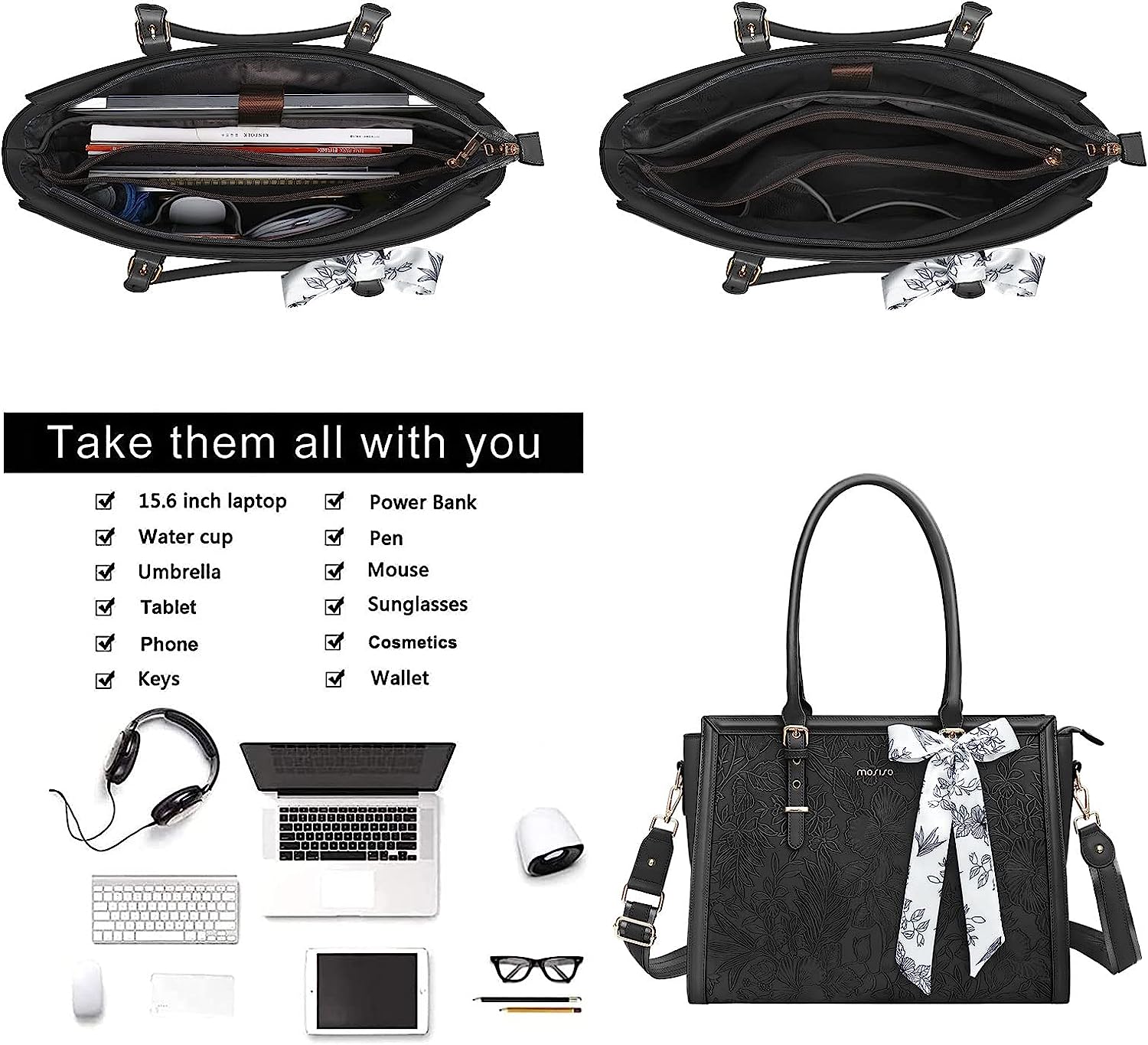 Laptop Bag for Women Luxury PU - Laptop Bag Leather 15 评论和价格
