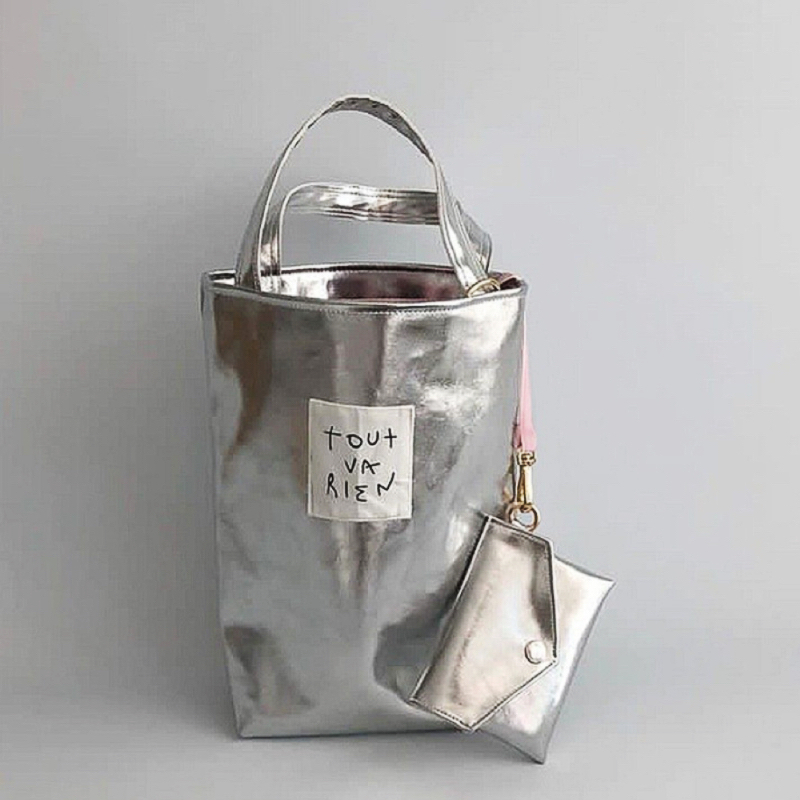 Y2K Vintage Korean Silver Shou - Luxury Y2K Bags 评论和价格