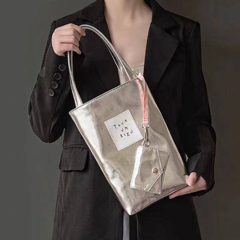 Y2K Vintage Korean Silver Shou - Luxury Y2K Bags 评论和价格