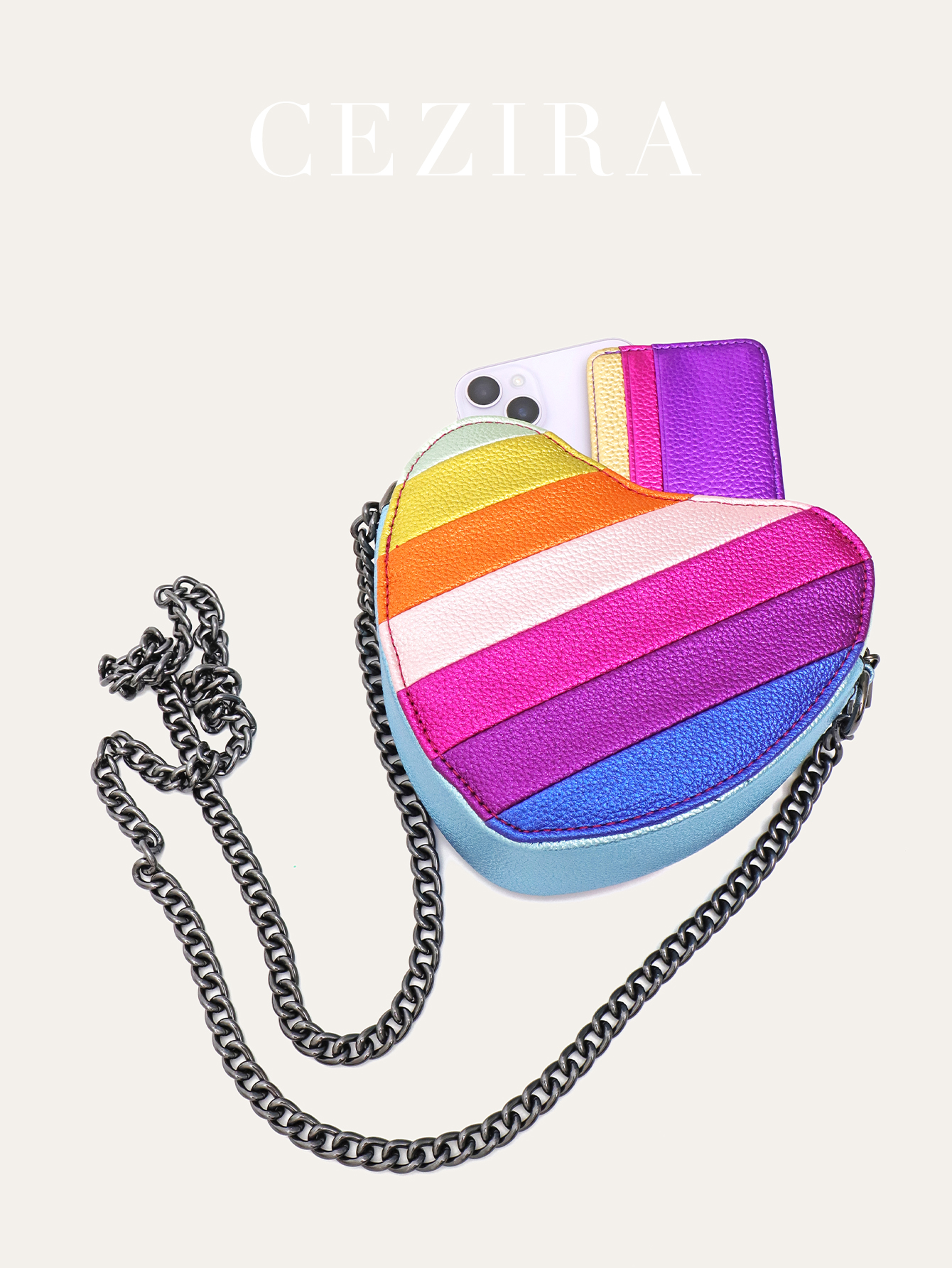 CEZIRA Women's Luxury Heart Sh - Luxury Bags That Are Vegan 评论和价格