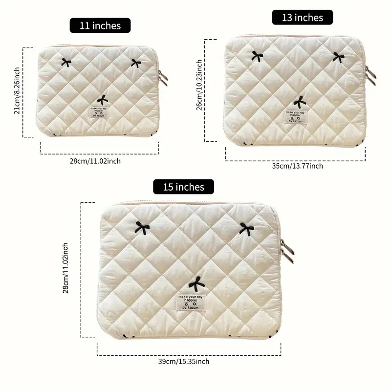 Cute Bow Graphic Laptop Bag Ta - Luxury Bags Laptop 评论和价格