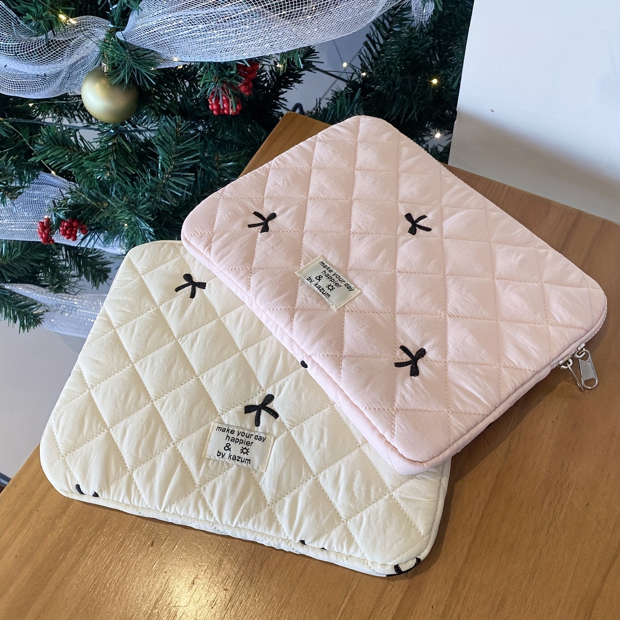 Cute Bow Graphic Laptop Bag Ta - Luxury Bags Laptop 评论和价格