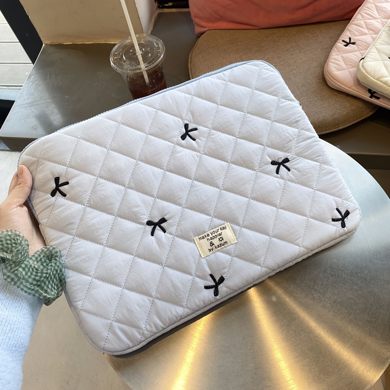 Cute Bow Graphic Laptop Bag Ta - Luxury Bags Laptop 评论和价格