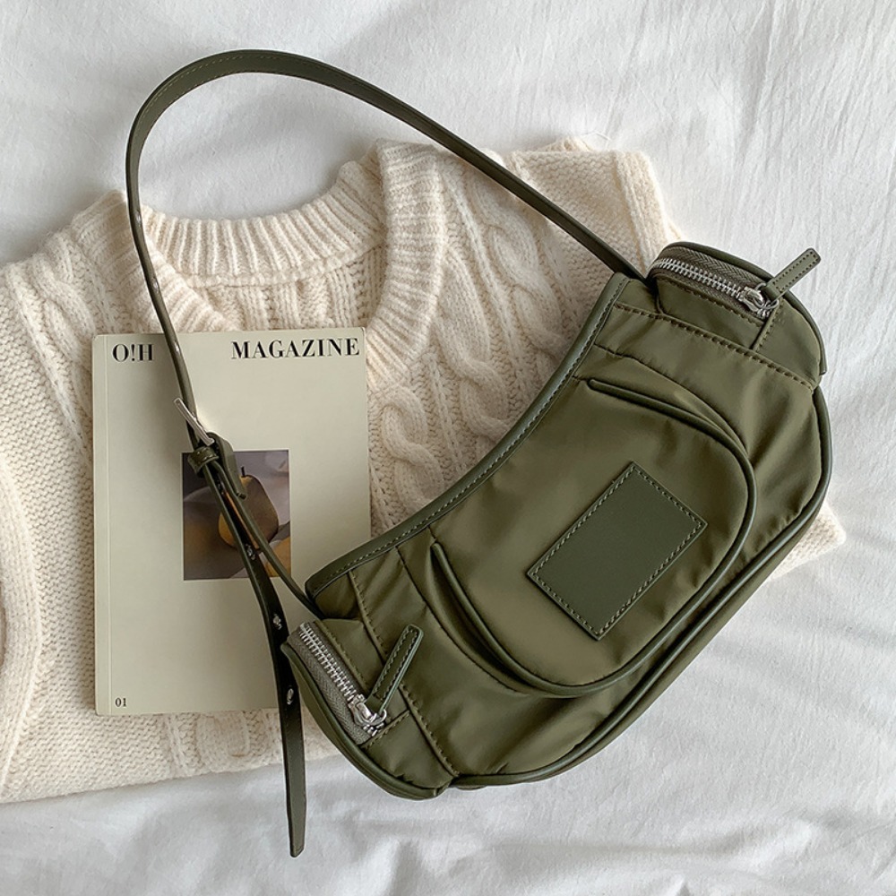 Vegan Nylon Underarm Bags Wome - Luxury Bags That Are Vegan 评论和价格