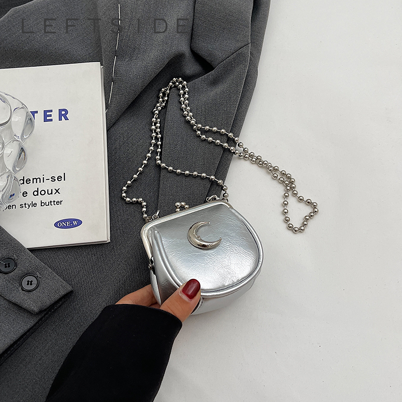 Silver Mini Cute Crossbody Bag - Luxury Y2K Bags 评论和价格